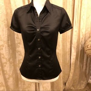 The Limited silky black top